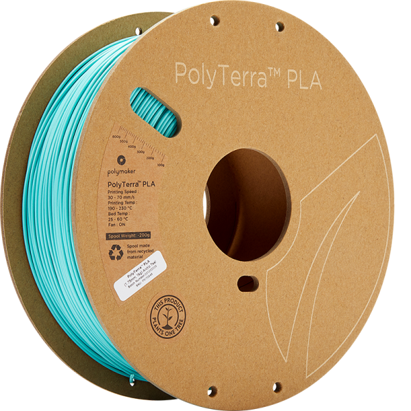 Polymaker | PolyTerra&trade; PLA - Arctic Teal (1.75mm/1kg)