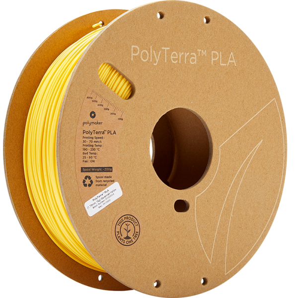 Polymaker | PolyTerra&trade; PLA - Savannah Yellow (1.75mm/1kg)