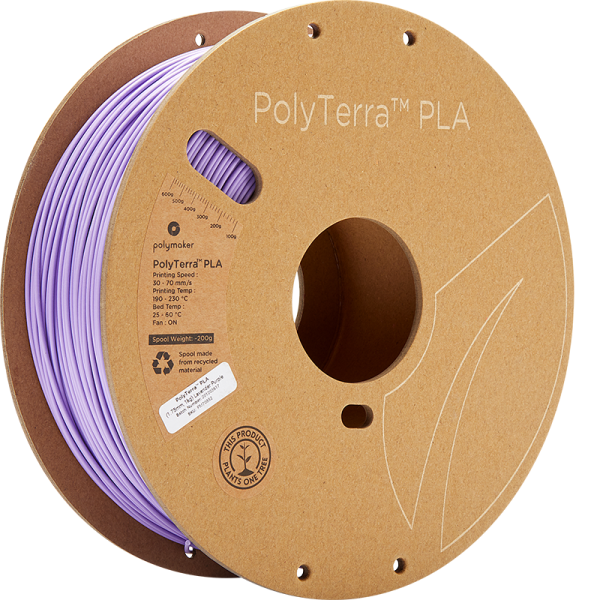 PolyTerra&trade; PLA - Lavender Purple (1.75mm/1kg)