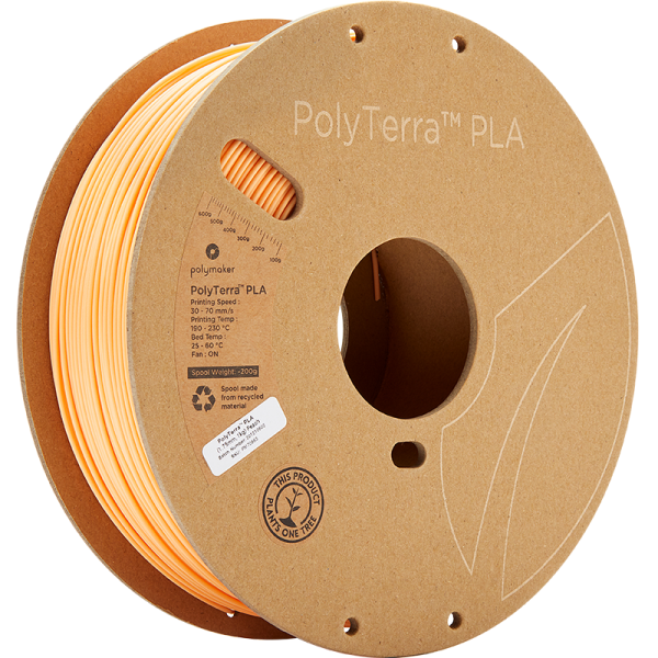PolyTerra&trade; PLA - Peach (1.75mm/1kg)