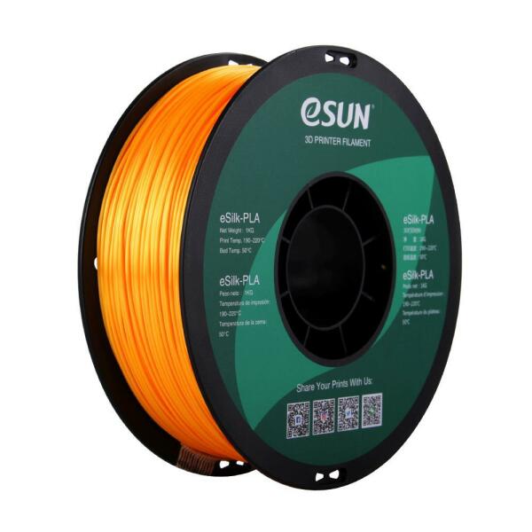 eSUN Filament | Silk PLA - Dunkelgelb (1.75mm/1kg)